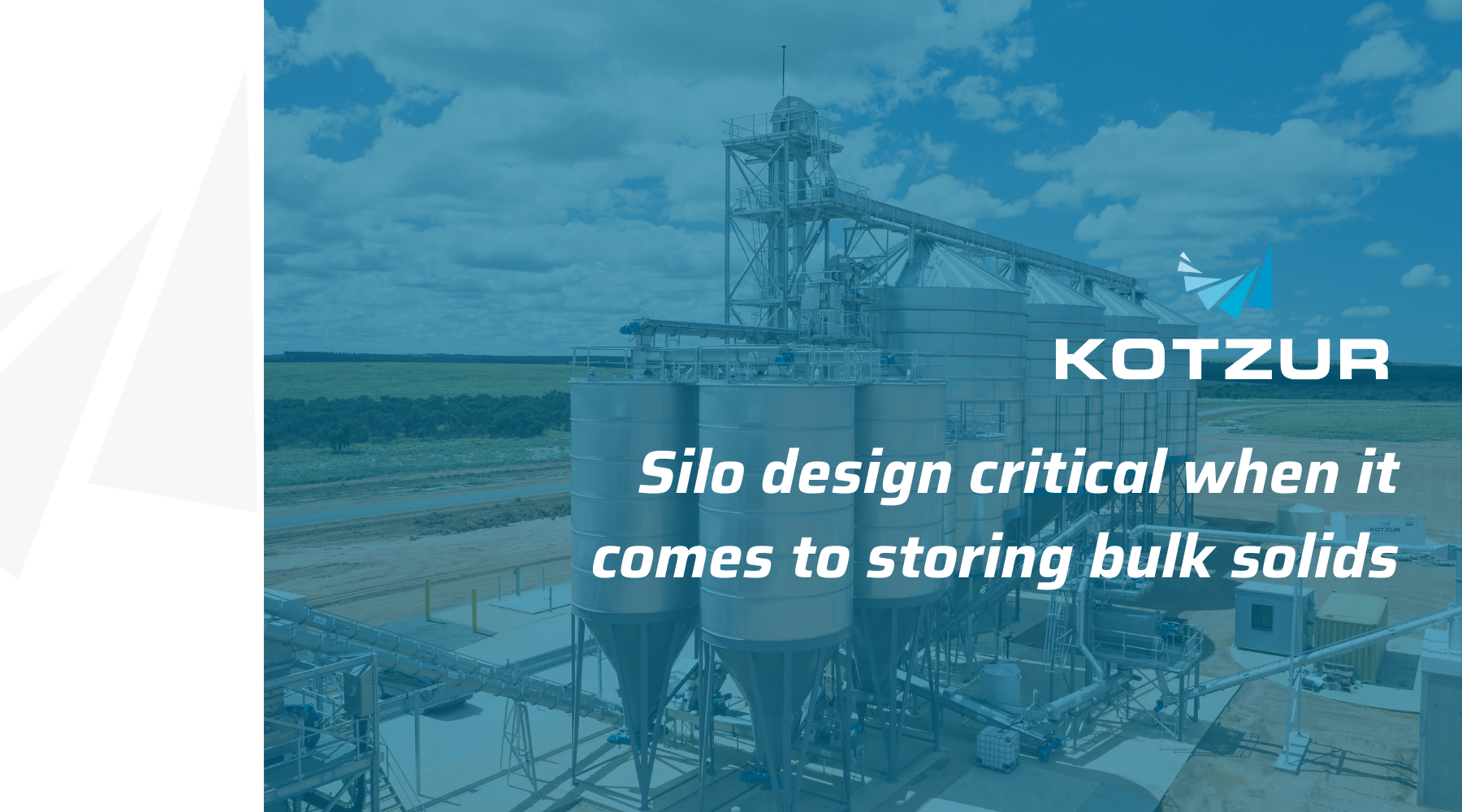 Silo design critical when it comes to storing bulk solids Silo design critical when it comes to storing bulk solids