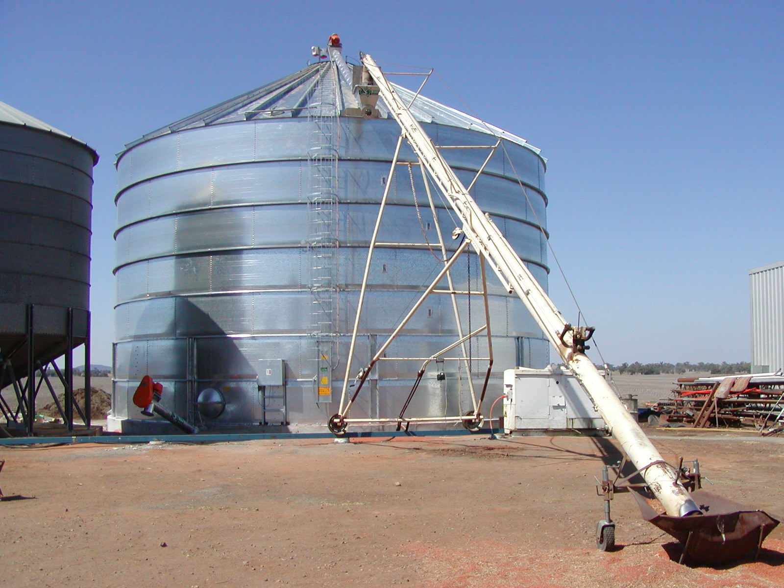 First On Ground Silo Constructed